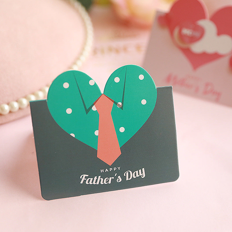 Wholesale of 10pcs/pack Mother's Day, Father's Day, Teacher's Day Creative Paper Greeting Cards